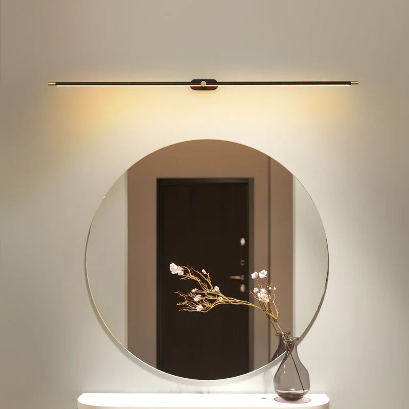 Modern Led Mirror lights lamp for mirror bathroom wall lamp sconce Length680/980mm White/Black/Gold Color Finished