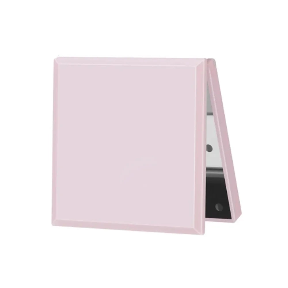 6 Led Makeup Mirror With Light  Magnifying Small Pocket Portable Travel Pink Black White Foldable Cosmetics Vanity Mirrors