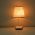 Led Bedside Lamp Night Light Desk Table Study Beside Room Bedroom Sleep Lighting Decoration Retro Pleated Sleeping