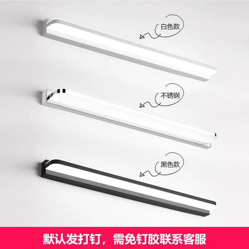 LED Mirror Front Lights Front Light Bathroom  Cabinet Washbasin Wall Lighting Makeup Bathroom Cabinet