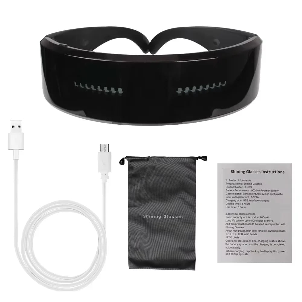 Smart LED Face Masks Programmable Bluetooth APP Control Change Face DIY Photoes for Party Display LED Light Mask for Halloween