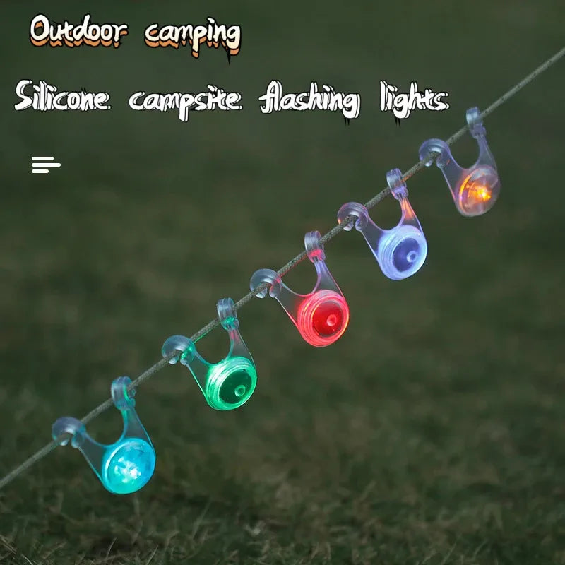 10 Pack LED Rope Lights - for Outdoor Camping, Fishing, and Tent Decoration