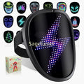 LED Mask with Gesture Sensing for Halloween Party Festival Performance Kids Luminous Mask NEW Children Electronic Light up Mask