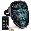 Face DIY Photoes for Party Display LED Light Mask Gesture Sensing Smart LED Face Masks Programmable Bluetooth APP Control Change