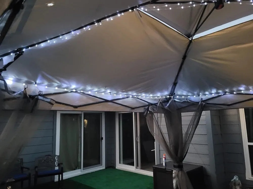 Solar Rope Lights - Outdoor LED Copper Fairy String Tube Lights for Parties, Gardens, Porches, and Home Decoration